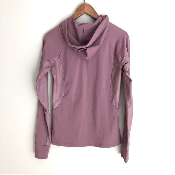 Fabletics Alecia Pullover Hoodie Top Long Sleeve Rose Pink - Picture 3 of 9
